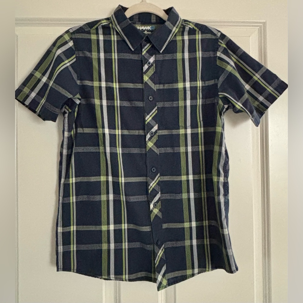 🍒 Tony Hawk (Kohls) Plaid Button Down Shirt